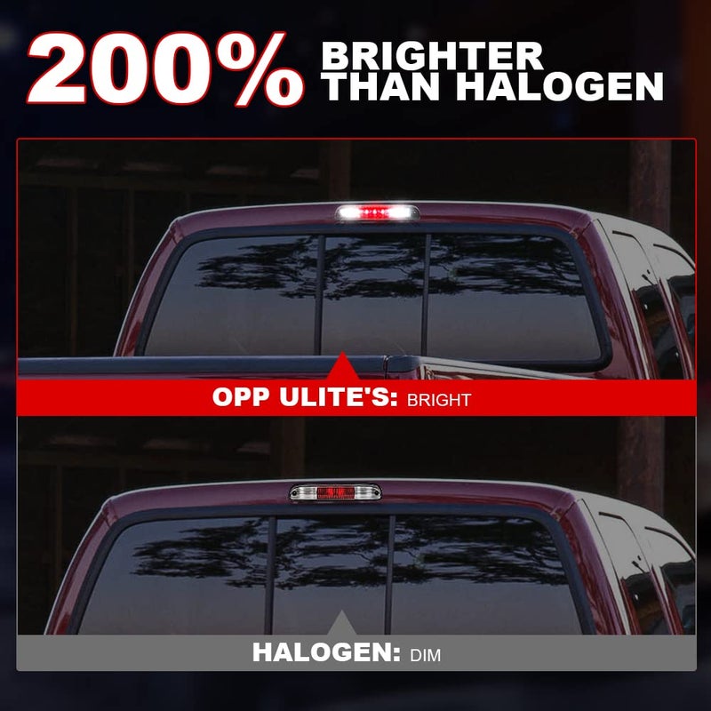 OPP ULITE F250 Third Brake Light for Ford F350 F450 F550 1999-2015 Red Brake Light White Led Reverse Lights 3RD Rear High Mount Stop Tail Lamp Waterproof (3RD Brake 062-3) - Image 4